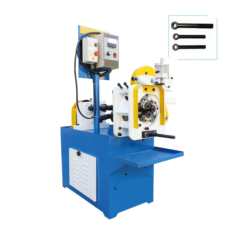 Máquina laminadora de roscas de piezas de tornillos ranurados